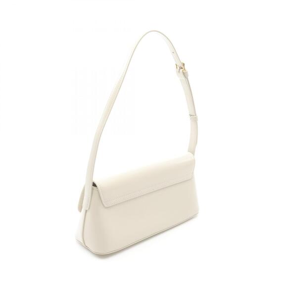 Celine Triomphe Shoulder Bag Ivory White leather - Picture 2 of 4